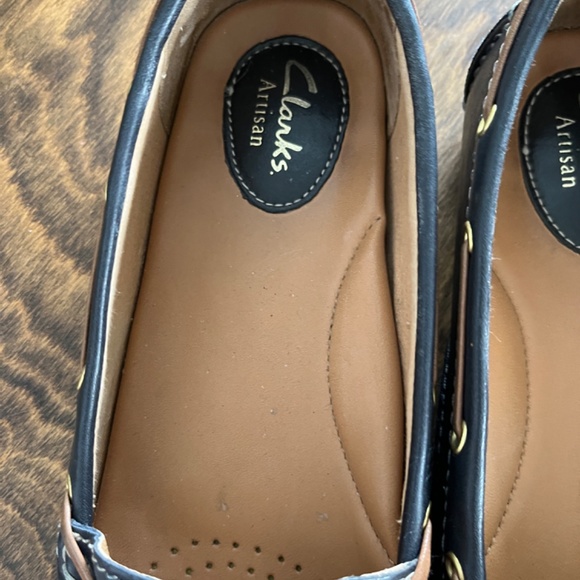 Clark Driving mocs/loafers in hard to find NAVY - Picture 3 of 8